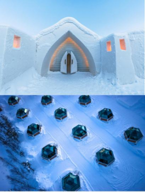 Arctic SnowHotel & Glass Igloos in Sinettä